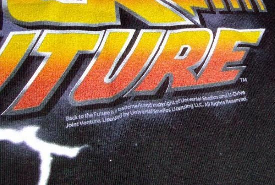 バックトゥザ・フューチャー　タンクトップ 90's コピーライトあり バックトゥザ・フューチャー タンクトップ 90's コピーライトアリ