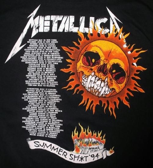 バンドTシャツ 通販 メタリカ Tシャツ METALLICA FLAMING SKULL TOUR
