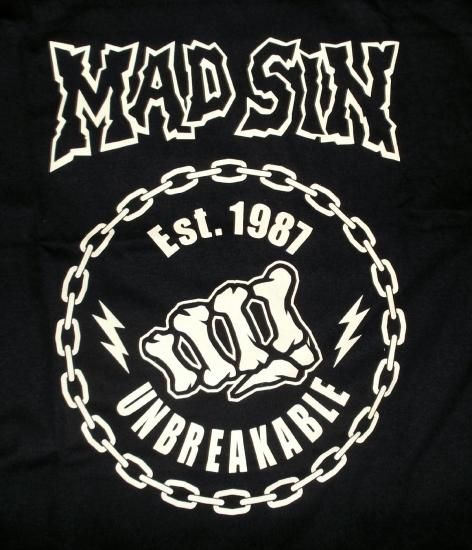 MADSINマッドシンシングルステッチサイコビリーロックバンドTシャツロカビリー