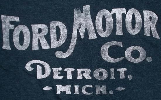 Ford フォード モーターTシャツ オフィシャル 公式 Ford Motor Co. Men's T-Shirt -Official Ford Merchandise