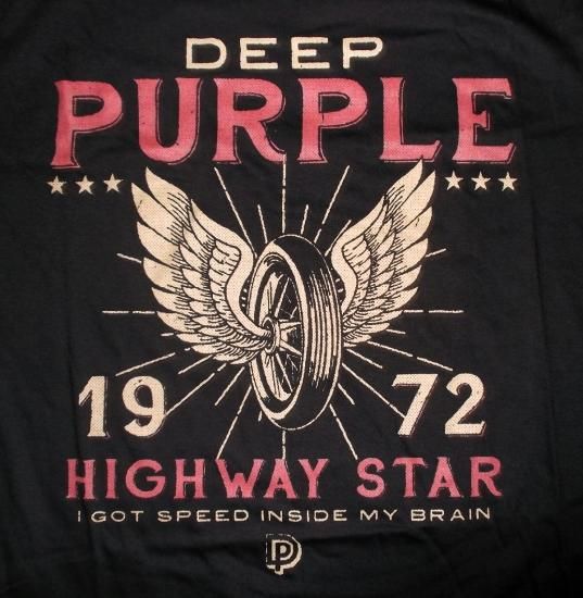 ディープ パープル Tシャツ Deep Purple HIGHWAY STAR ディープ パープル Tシャツ Deep Purple HIGHWAY STAR