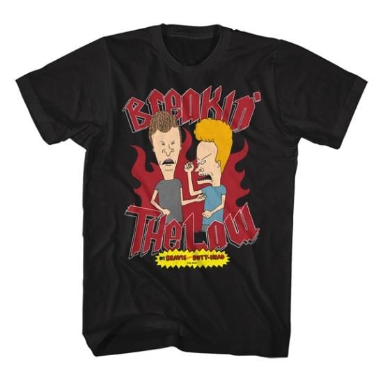 バンドTシャツ 通販 ビーバス アンド バットヘッド Tシャツ BEAVIS and BUTT-HEAD BREAKIN THE LAW 正規品,MTV,キャラクター バンドTシャツ 通販 ビーバス アンド バットヘッド Tシャツ BEAVIS and BUTT-HEAD BREAKIN THE LAW 正規品,MTV,キャラクター
