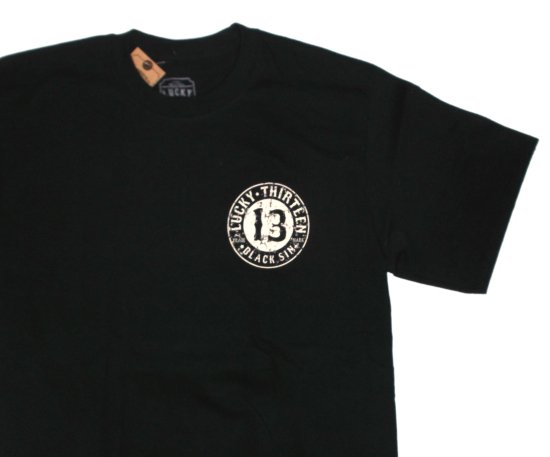 ロックTシャツ 通販 ラッキー13,LUCKY13,Tシャツ,BlackSin,バイカー