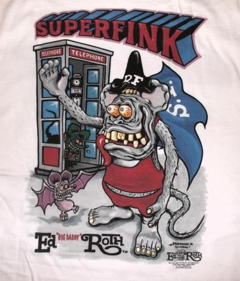 バンドTシャツ 通販 ラットフィンク SUPERFINK Tシャツ スーパー