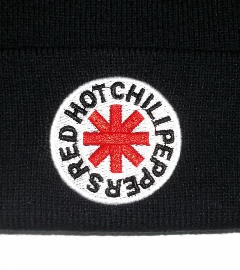 込み RED HOT CHILI PEPPERS Asterisk Beanie Red Hot Chili Peppers Asterisk Logo (Winter Pom) Beanie