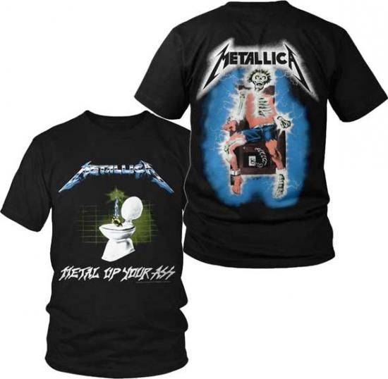 バンドTシャツ 通販 メタリカ METALLICA Tシャツ 便器 Metal Up