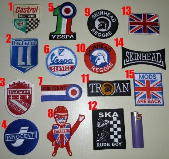 カーバッジ ENGLAND国章 '60s英国製 ベスパ ランブレッタ モッズ