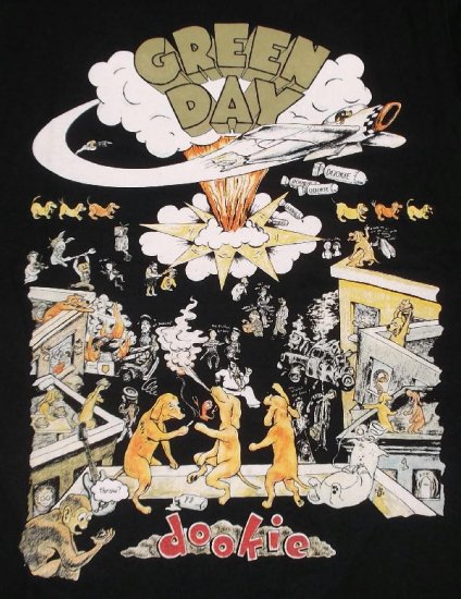 バンドTシャツ 通販 グリーン デイ GREEN DAY ロックTシャツ 公式 Dookie メロコア パンク punk