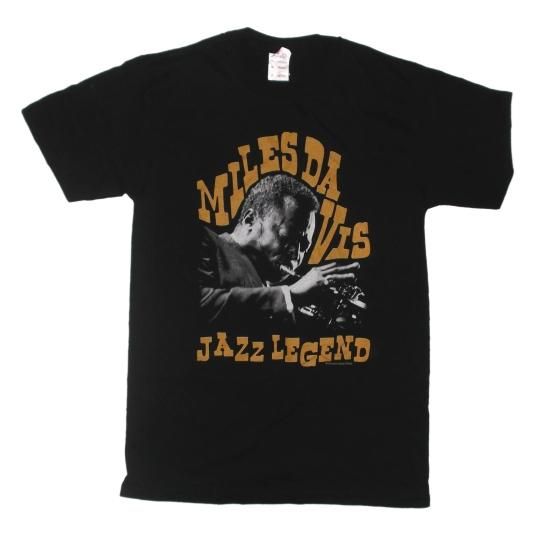 90s マイルス デイビス Miles Davis JAZZ Tシャツ バンド 90s Miles Davis Jazz T-Shirts Black Made in USA Size XL