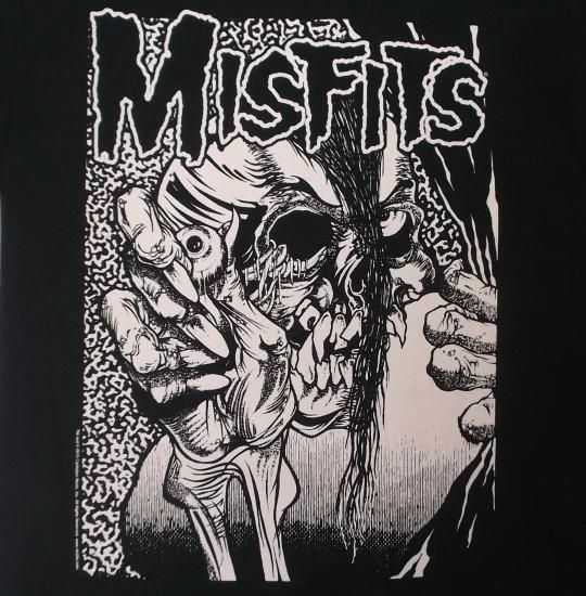 希少‼️Misfits×Pushead Evil Eyeball TシャツColo