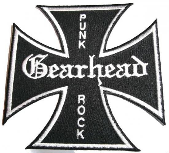 ビンテージ アイアンクロス スカル ワッペン エド・ロス hot rod