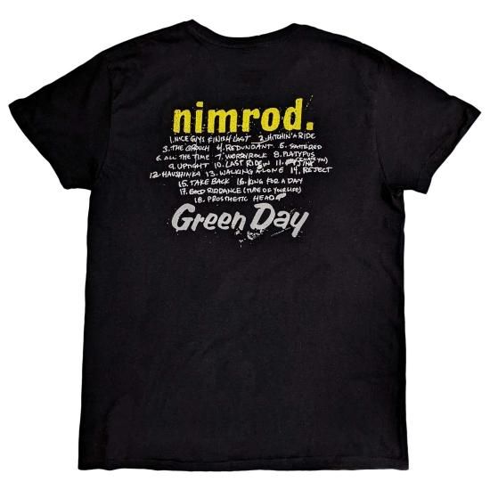 バンドTシャツ 通販 グリーン デイ Tシャツ GREEN DAY NIMROD バンドTシャツ 通販 グリーン デイ Tシャツ GREEN DAY NIMROD