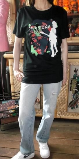 バンドTシャツ 公式 ザ・キュアー,The CURE,Tシャツ,ロックTシャツ