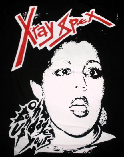 新品　X-RAY SPEX バンドTシャツ　UKパンク　ホワイト　Lサイズ