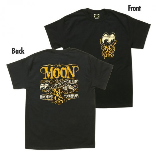ムーンアイズ Tシャツ MOON Custom Cycle Shop (ムーン カスタム ...