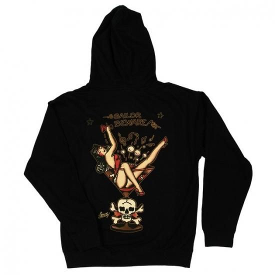 ZIP SAILOR SWEAT ブラック　ジップセーラースウェット セーラーカラージップスウェット｜Soffitto（ソフィット）｜商品