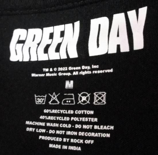 バンドTシャツ 通販 グリーン デイ Tシャツ GREEN DAY American Idiot