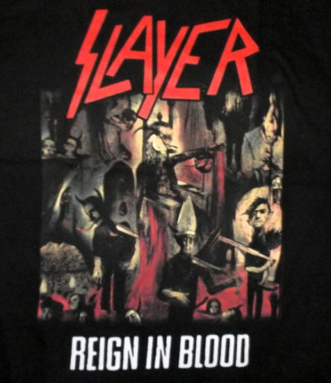 バンドTシャツ 通販 スレイヤー SLAYER Tシャツ,REIGN IN BLOOD,公式,スラッシュメタル,テスタメント