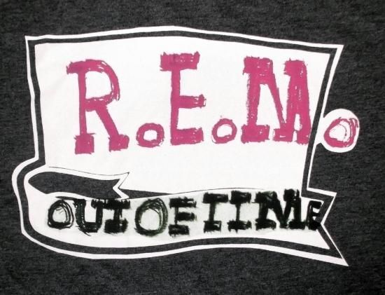 ロックTシャツ,通販 R.E.M.Tシャツ,Out of Time ,アウト・オブ・タイム