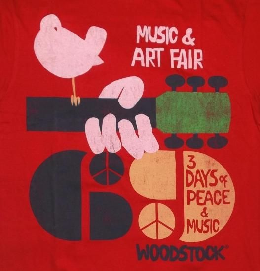 Woodstock Make Love Graphic Tee Tシャツ 日本未入荷 バンドTシャツ 通販 ウッドストック Tシャツ WOODSTOCK