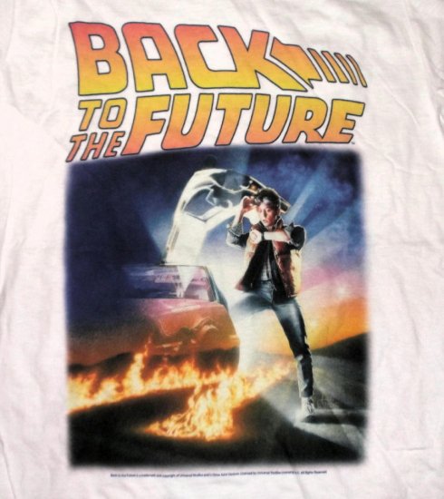 バックトゥザフューチャー,Tシャツ,Back To The Future,ポスター,デロリアン,公式,SF,映画,,80s,通販