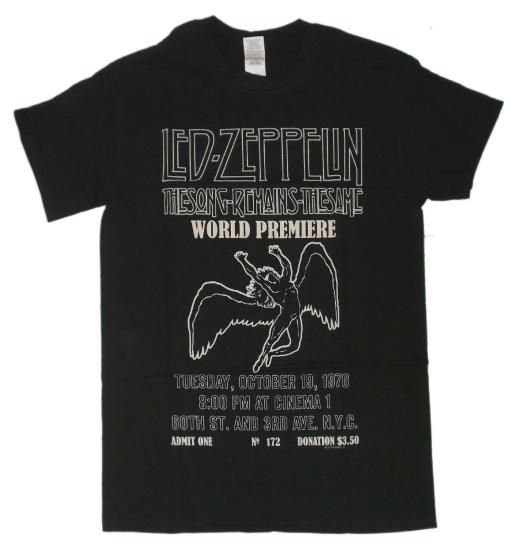 新品未使用タグ付きLed Zeppelinレッドツェッペリン狂熱のライヴ