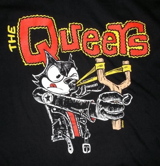 THE QUEERS Tシャツ XL The Queers バンドTシャツ ザ・クイアーズ All Stars BLACK