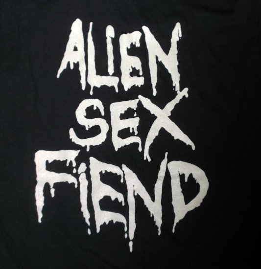 8080's ALIEN SEX FIEND ヴィンテージ バンドTシャツ 黒