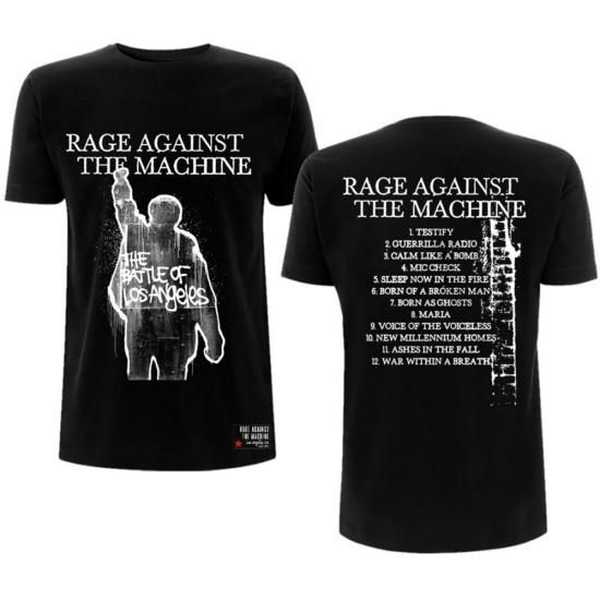 Rage against the machineバンドロックTシャツミクスチャー | yoshi