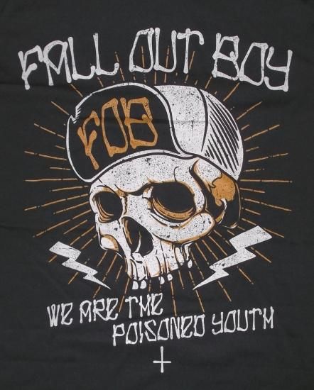 - FALL OUT BOY Tシャツ フォールアウトボーイ バンドt