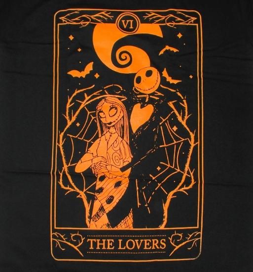 バンドTシャツ 通販 ナイトメアー ビフォア クリスマス Tシャツ NIGHTMARE BEFORE CHRISTMAS 公式 Lovers 正規品  ,映画,ムーヴィー,ムービー,Disney,ティム バートン 通販