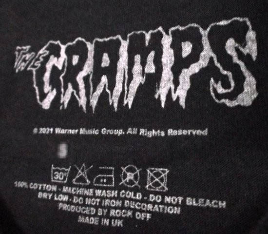 ザ・クランプス Tシャツ The CRAMPS Human Fly バンドTシャツ サイコビリー ロックTシャツ 公式 garage punk
