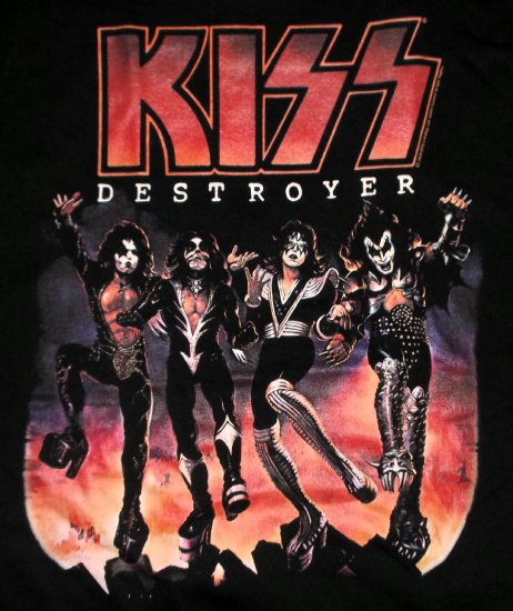 キッス Tシャツ KISS DESTROYER 正規品 地獄の軍団 公式 ロックTシャツ ハードロック,バンドTシャツ,通販