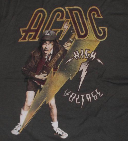 AC/DC エーシーディーシーTシャツ HIGH VOLTAGE (Smoke) 正規品 公式