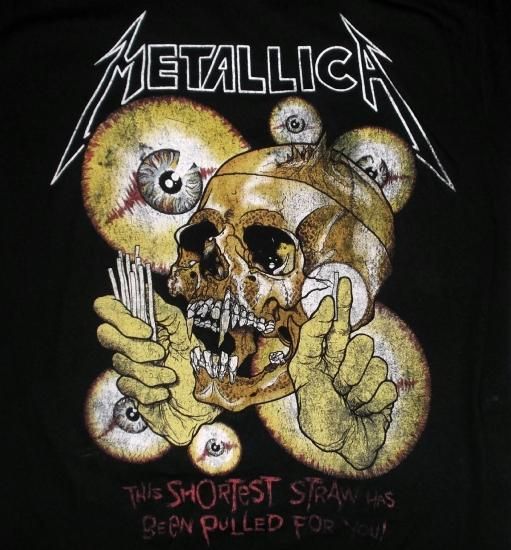 バンドTシャツ 通販 メタリカ Tシャツ METALLICA Shortest Straw