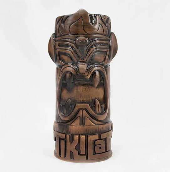 バンドTシャツ 通販 Tiki Farm ティキ ファーム マグ TIKICAT LOGO TIKI MUG 猫,ティキ  バー,カクテル,雑貨,タンブラー