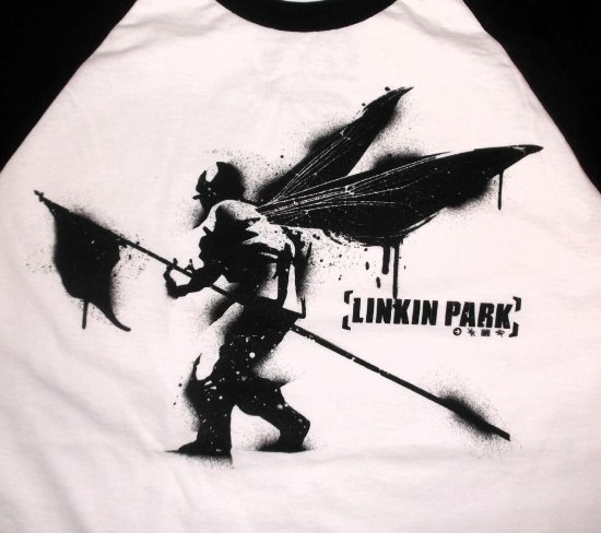 新品 LINKIN PARK リンキン パーク  羽根 バンド ロゴ Tシャツ