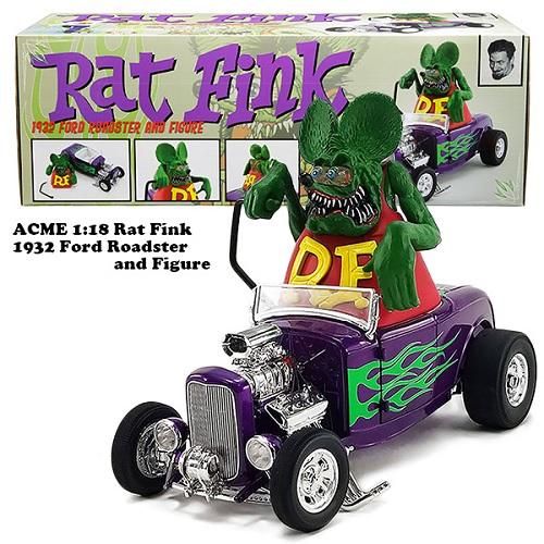 ラット フィンク ACME 1:18 RAT FINK 1932 FORD BLOW HOT ROD