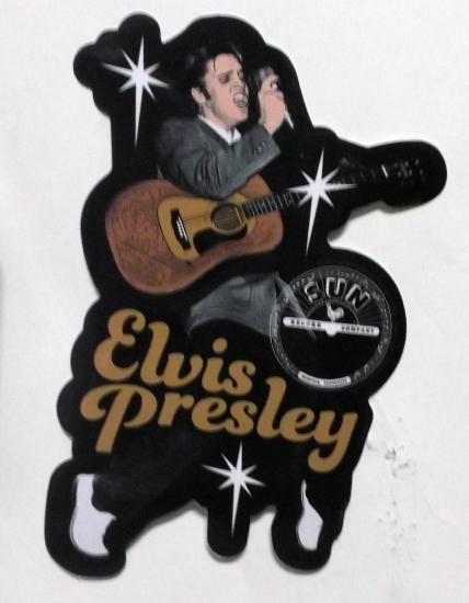 エルヴィス プレスリー ステッカー Elvis Presley 公式 サン