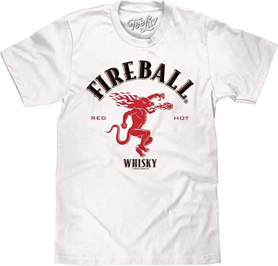 size 2XL】FIRE BALL WHISKY ウィスキー Tシャツ | Lifeusedclothing