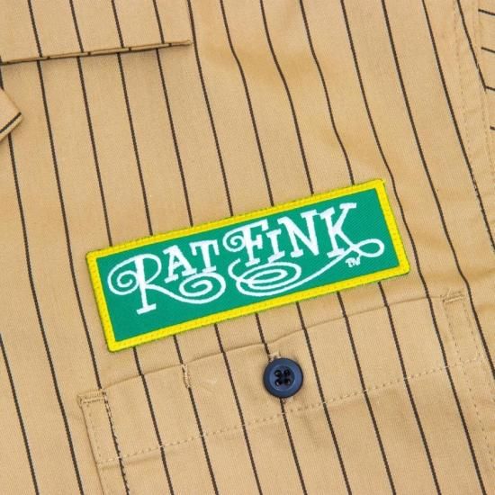 ラット フィンク RAT FINK ストライプ ショート スリーブ ワーク
