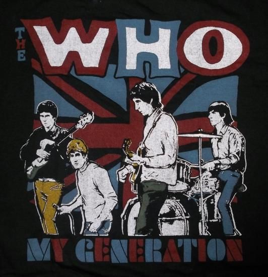 バンドTシャツ 通販 ザ・フー Tシャツ The WHO My Generation バンドTシャツ 通販 ザ・フー Tシャツ The WHO My Generation