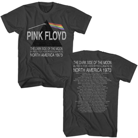 バンドTシャツ 公式 ピンク フロイド Tシャツ PINK FLOYD 1973 ツアー 正規品,狂気,Dark Side of the  Moon,Habitat,デッキ,プログレ,ロック,Tシャツ,バンドTシャツ,ロックTシャツ