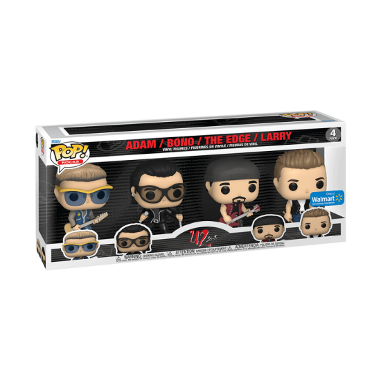 U2 フィギュア POP! ADAM, BONO, THE EDGE, LARRY 4-PACK (Walmart Exclusive) FUNKO TOY ドール,zoo,ミュージシャン,DOLL,通販 U2 フィギュア POP! ADAM, BONO, THE EDGE, LARRY 4-PACK (Walmart Exclusive) FUNKO TOY ドール,zoo,ミュージシャン,DOLL,通販