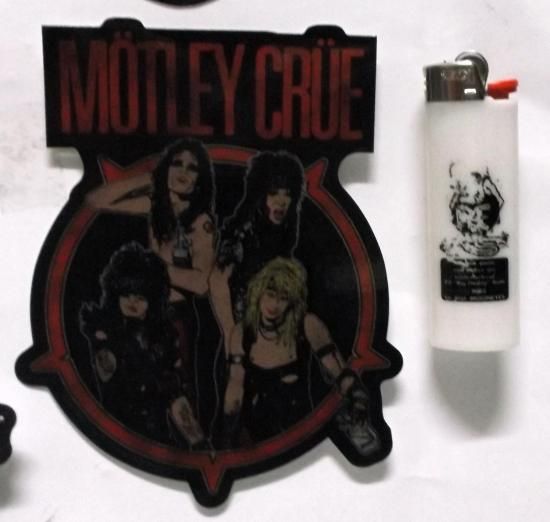 Motley Crue モトリークルー　扇子　グッズ　日本限定 非売品！ Motley Crue モトリークルー 扇子 グッズ 日本限定 非売品