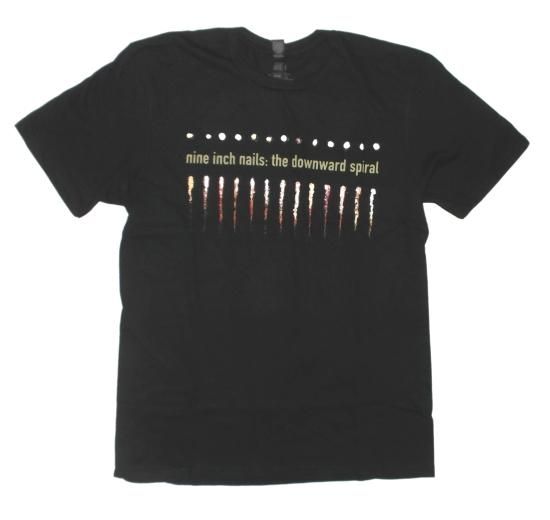 00s 本日限定価格　ナインインチネイルズ　バンドTシャツ　boxロゴ　M Nine Inch Nails ナインインチネイルズ ボックスロゴ 刺繍 T