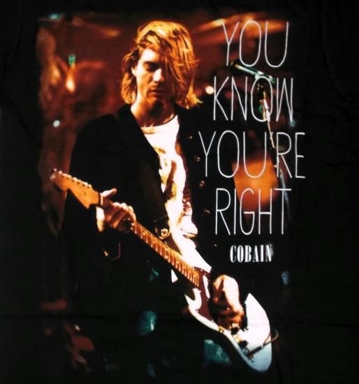 バンドTシャツ,通販 カート コバーン,Tシャツ,Kurt Cobain 公式