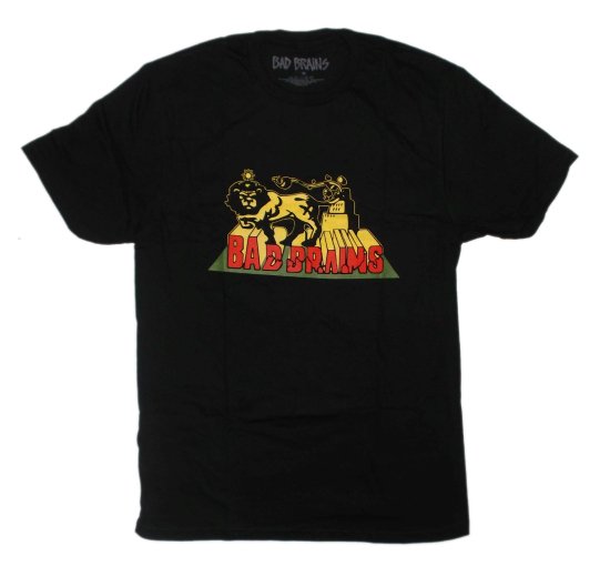 バッド ブレインズ Tシャツ Bad Brains 獅子 LION CRUSH 正規品 公式 DC パンク レゲエ ミクスチャー ハードコア  バンドTシャツ 通販