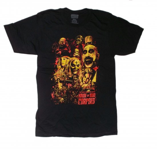 バンドTシャツ 通販 マーダー ライド ショー Tシャツ HOUSE OF 1000 CORPSES COLLAGE ART 正規品 映画 ロブ  ゾンビ 公式,ムービー,Tシャツ,ホラー映画