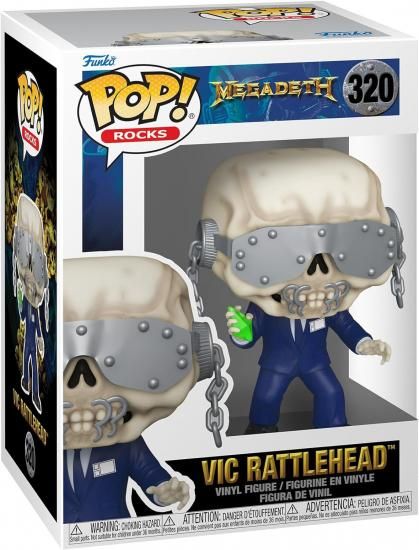世界的に有名な バンドTシャツ Pop Funko Megadeth フィギュア メガデス 通販 芸能人、タレント